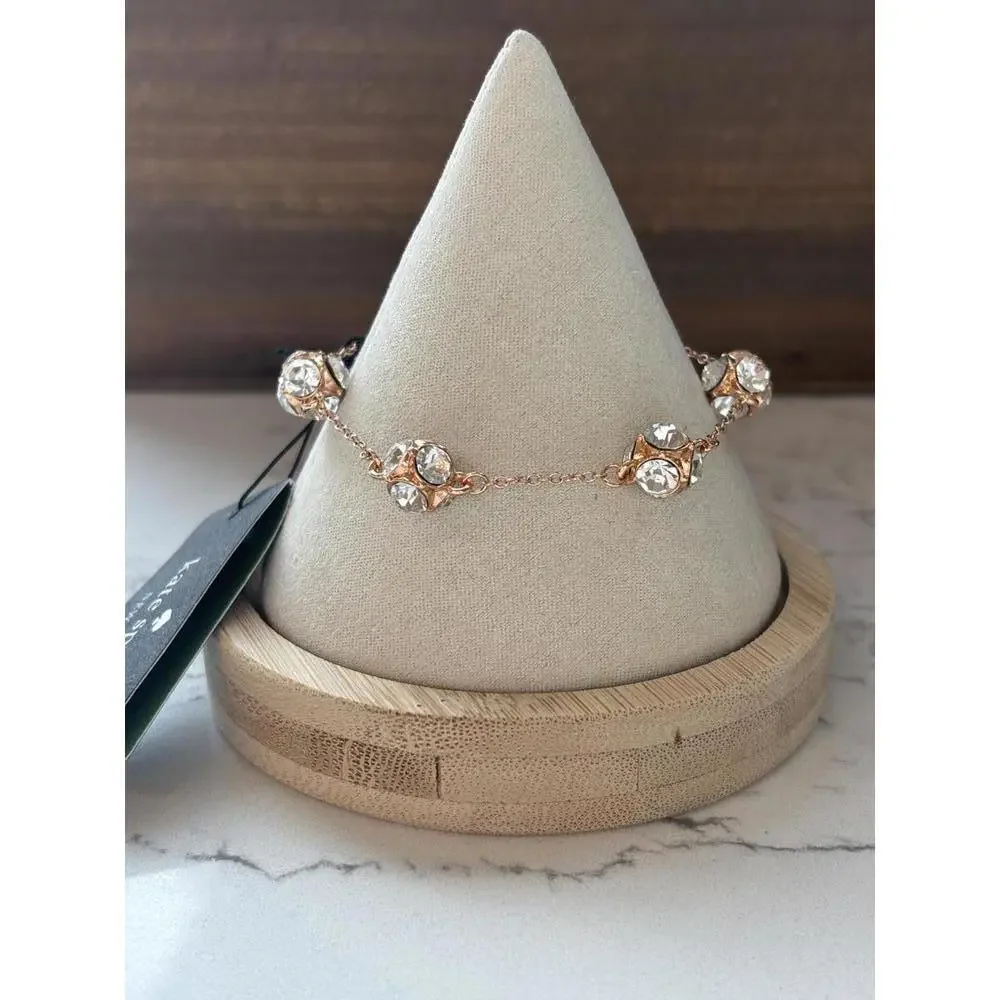 Kate Spade Rose Gold Crystal Accent Bracelet - Picture 4 of 6